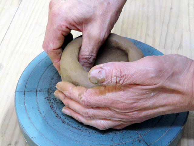 陶器制作体験 手作りカップ・茶碗